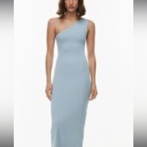 Aritzia Babaton One-Shoulder Maxi Dress